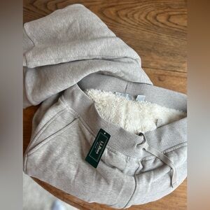 LL Bean Sherpa Lined Lounge Pants